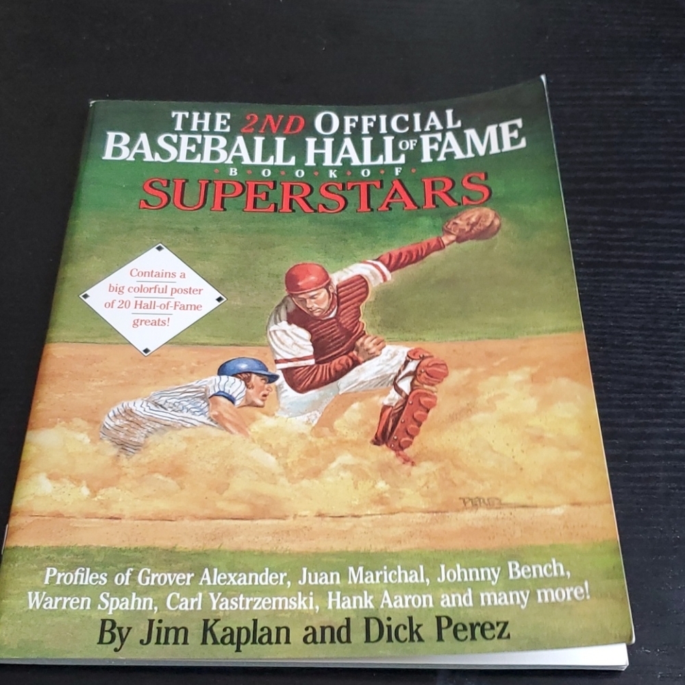 BASEBALL HALL OF FAME BOOK OF SUPERSTARS NEW